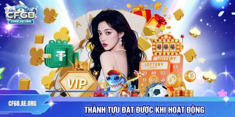 Thành tựu đạt được khi hoạt động